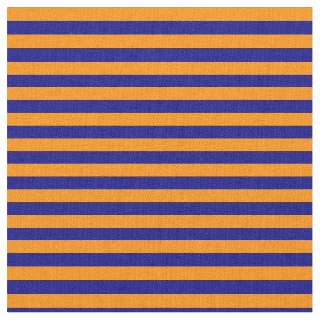 Tissu Motif Bleu et Orange foncé (Fermer)