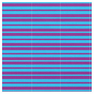 Tissu Motif bleu profond et violet