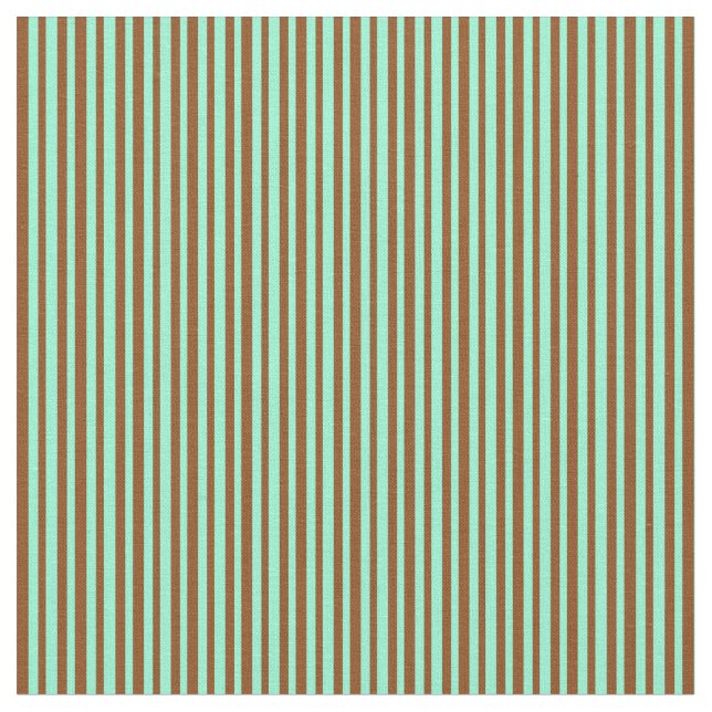 Tissu Motif Brown & Aquamarine (Fermer)