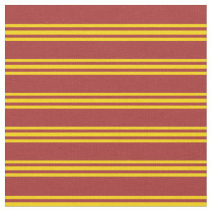 Tissu Motif Brown et Jaune trié/bordé