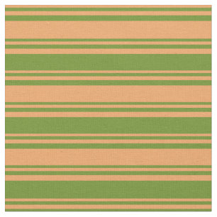 Tissu Motif Brown et vert