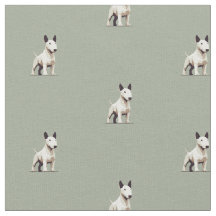 Motif Bull terrier