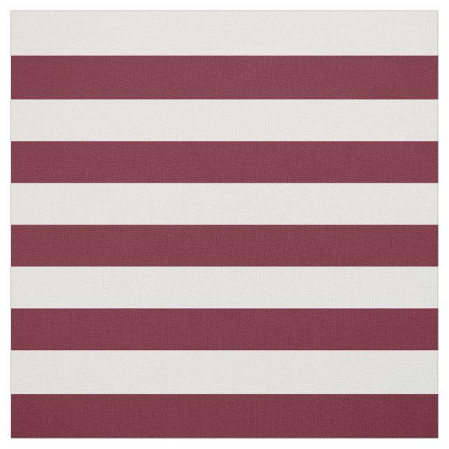 Tissu Motif Burgundy et White Stripes (Échantillon)