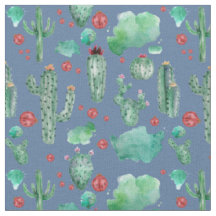 motif cactus et ladybug - fours arrière - plan ble