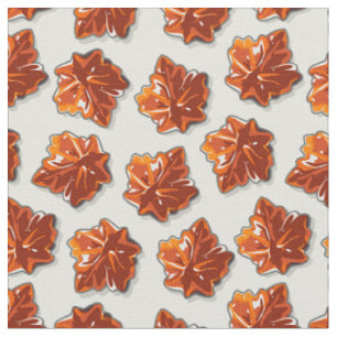 Tissu Motif canadien de sirop d'érable