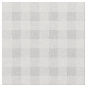 Tissu Motif Carreaux Gingham Gris Chic