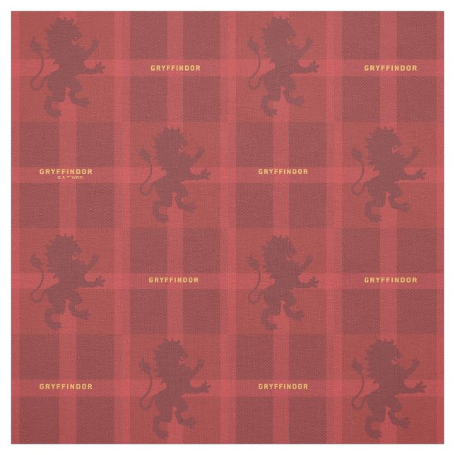 Tissu Motif Carreaux Tartan GRYFFINDOR™ (Échantillon)