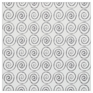 Tissu Motif celtique à double spirale