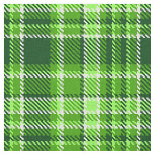 Tissu Motif Checkered de couleur verte