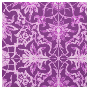 Tissu Motif chinois Art Nouveau - Amethyst violet