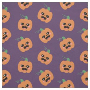 Tissu Motif Citrouille Halloween Kawaii