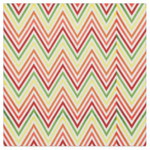 Tissu Motif coloré de Chevron de zigzag