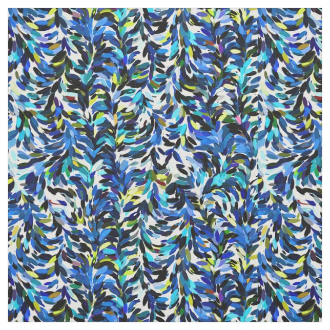 Tissu Motif Cool de peinture couleur été (Échantillon)