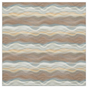 Tissu Motif Cool des vagues artistiques Abstraites rétr