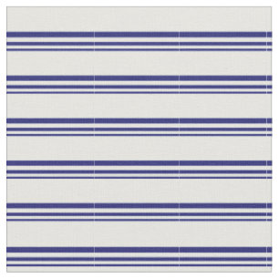 Tissu Motif couleur bleu et crème à la menthe de minuit