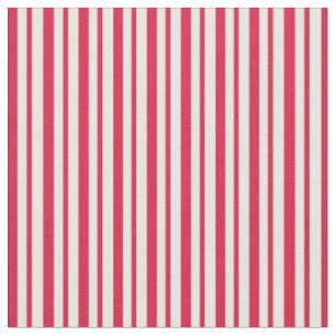 Tissu Motif couleur Crimson et crème à la menthe
