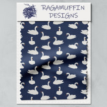 Motif cygne bleu élégant moderne 