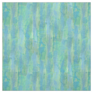 Tissu Motif d'aquarelle bleu turquoise Lime Green Aqua