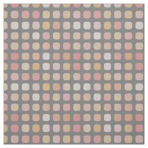 Tissu Motif d'art Pastel Orange Rose Carré
