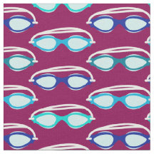 Motif de bain coloré lunettes de bain