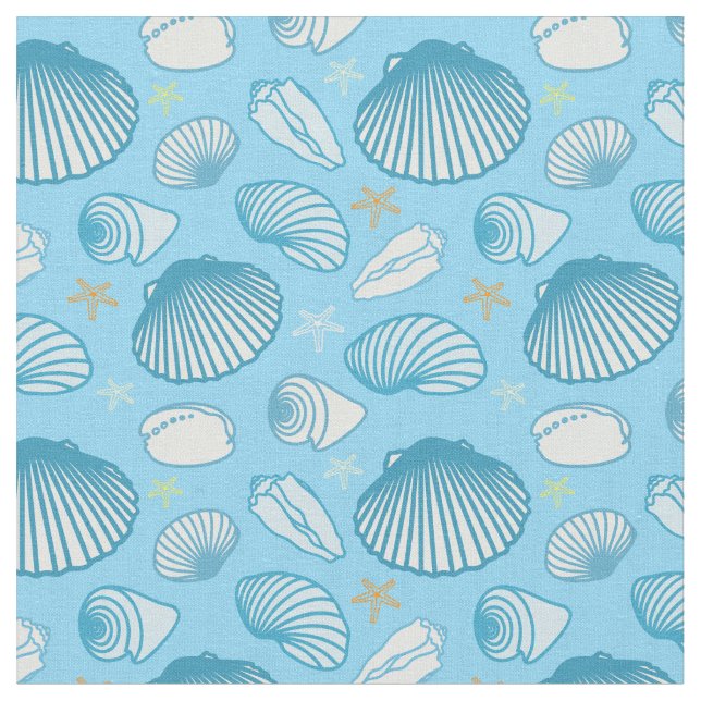 Tissu Motif de bleu d'océan (Fermer)