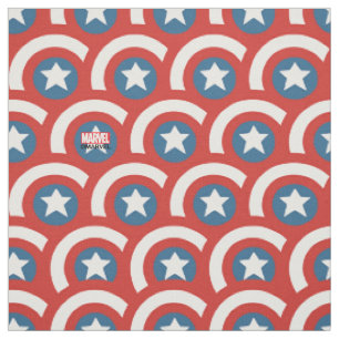 Tissu Motif de bouclier qui se chevauche de Captain Amer