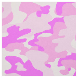Tissu Motif de camouflage rose