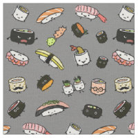 Motif de caractères de sushi