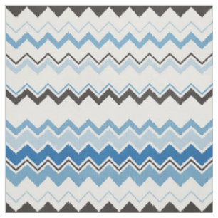 Tissu motif de chevron kékat noir et blanc