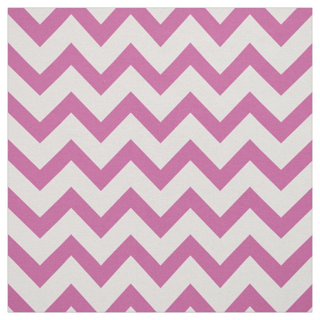 Tissu Motif de chevron rose chaud (Échantillon)
