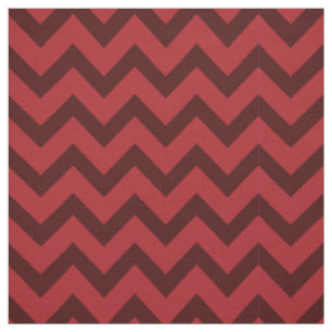 Tissu Motif de chevron rouge pourpre et marron