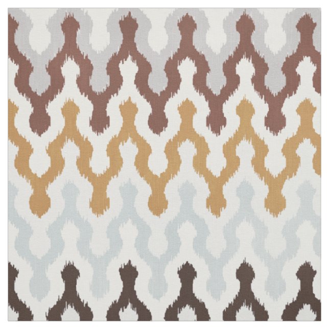 Tissu motif de chevrons kat gris brun joli et neutre (Échantillon)