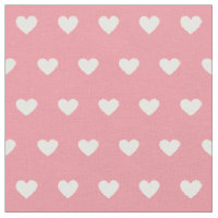 Motif de coeur blanc rose mignon
