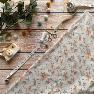 Tissu Motif de corgi en aquarelle mignon