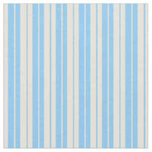 Tissu Motif de couleur bleu ciel clair et beige