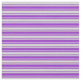 Tissu Motif de couleur gris clair et orchidée foncée
