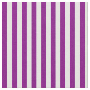 Tissu Motif de couleur pourpre et blanche avec fil/rayé