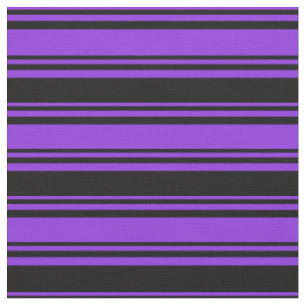 Tissu Motif de couleur pourpre et noire/rayé