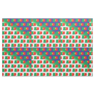 Tissu Motif de drapeau du Portugal