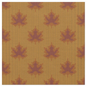 Tissu Motif de feuille automne
