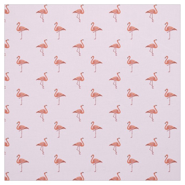 Tissu Motif de flamants roses (Échantillon)