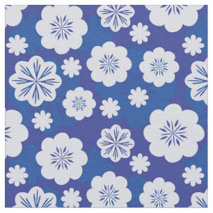 Tissu motif de fleur
