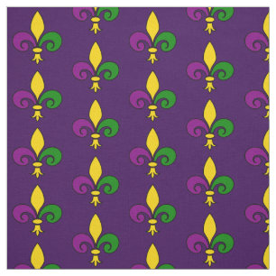 Tissu motif de fleur de lis sans pareille