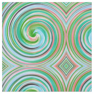 Tissu Motif de la spirale Abstraite