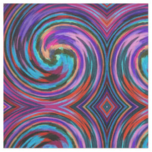 Tissu Motif de la spirale Abstraite #109