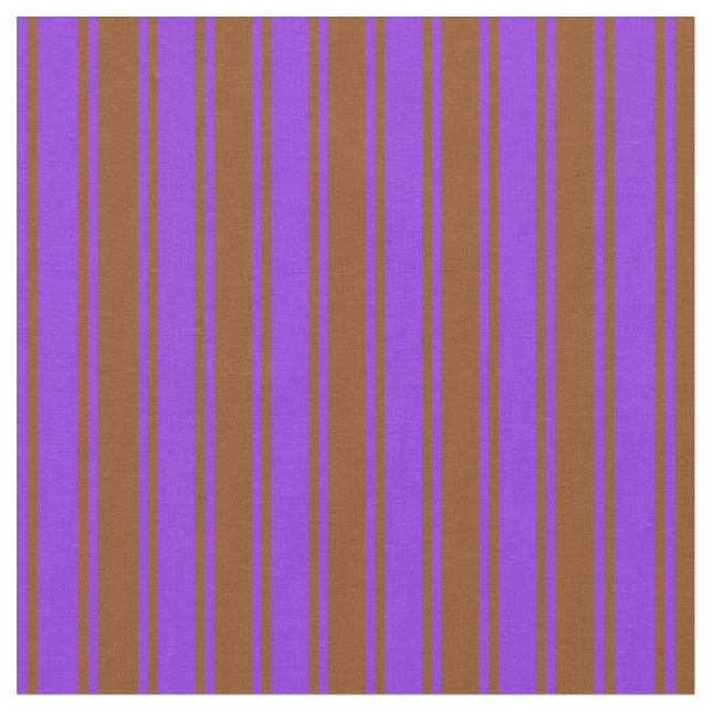 Tissu Motif de lignes couleur violet et Brown (Fermer)