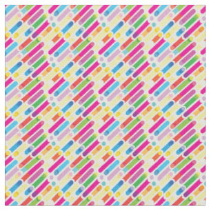 Tissu Motif de lignes diagonales arc-en-ciel tendance Ar