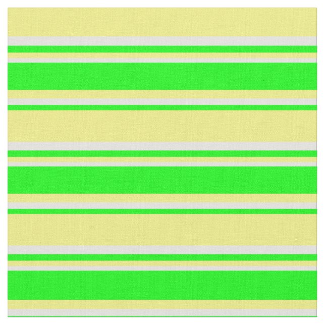 Tissu Motif de lignes jaune, jaune citron et jaune clair (Fermer)