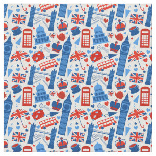 Tissu Motif de Londres Angleterre