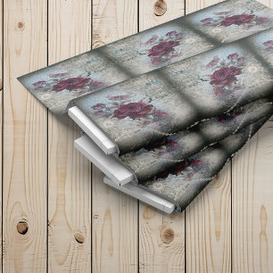 Tissu Motif de miroir éphémère de rose victorienne